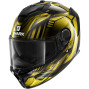 Каска Spartan GT Replikan Black Chrom Gold