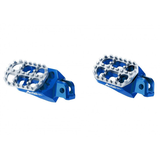 Accel adjustable footpegs AC-AFP-201-BL Yamaha YZ 125 250, YZF 250 450, WRF 250 450