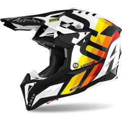 Каска Aviator 3 Rainbow White Gloss
